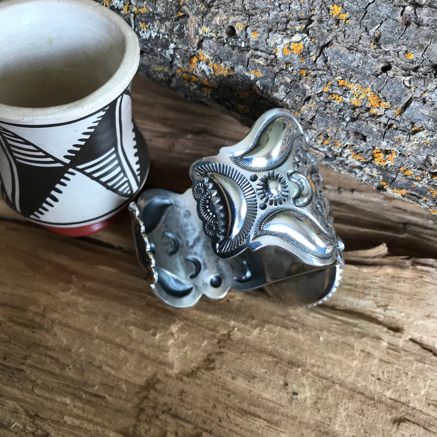 SPIRIT PONY Royston High Grade Turquoise Cuff Bracelet~ Sterling Silver~ Artisan Handmade~ 1057