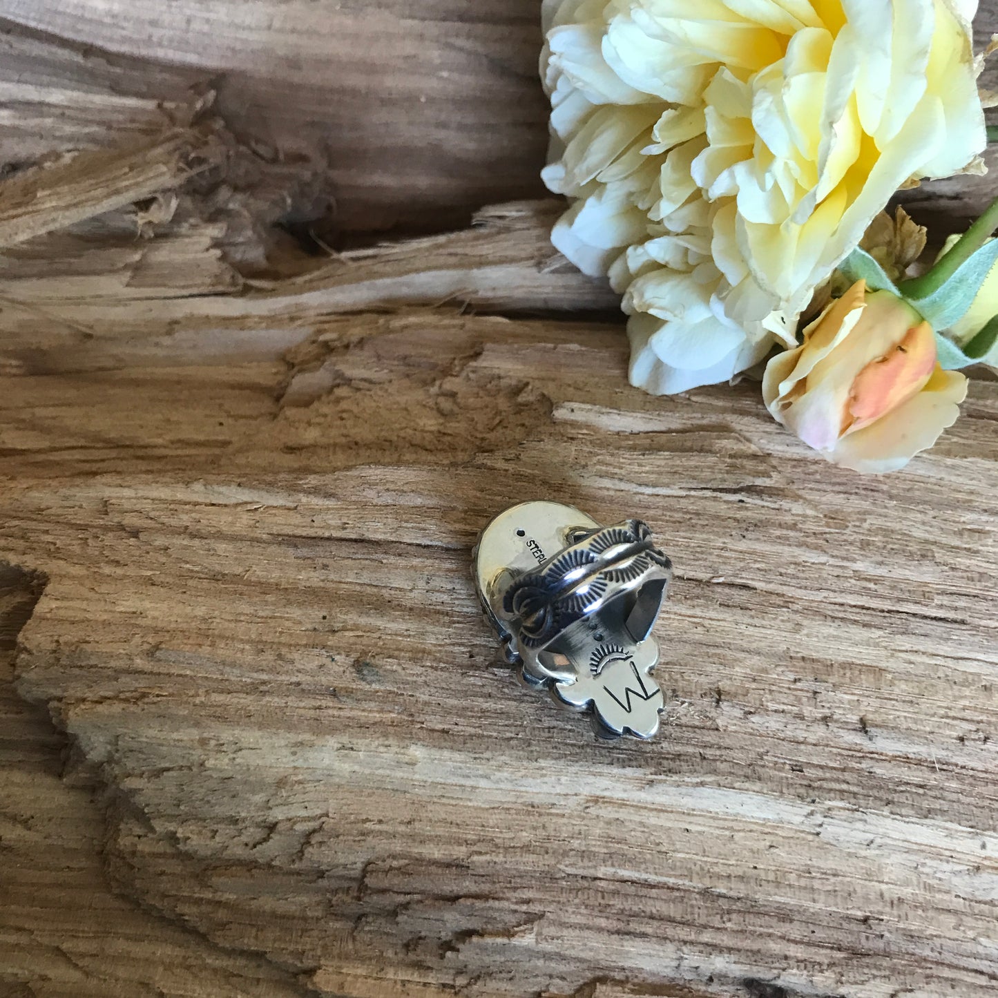 Bumblebee Jasper ring~ Sterling Silver~ Artisan Handmade~ Size 5 1/2