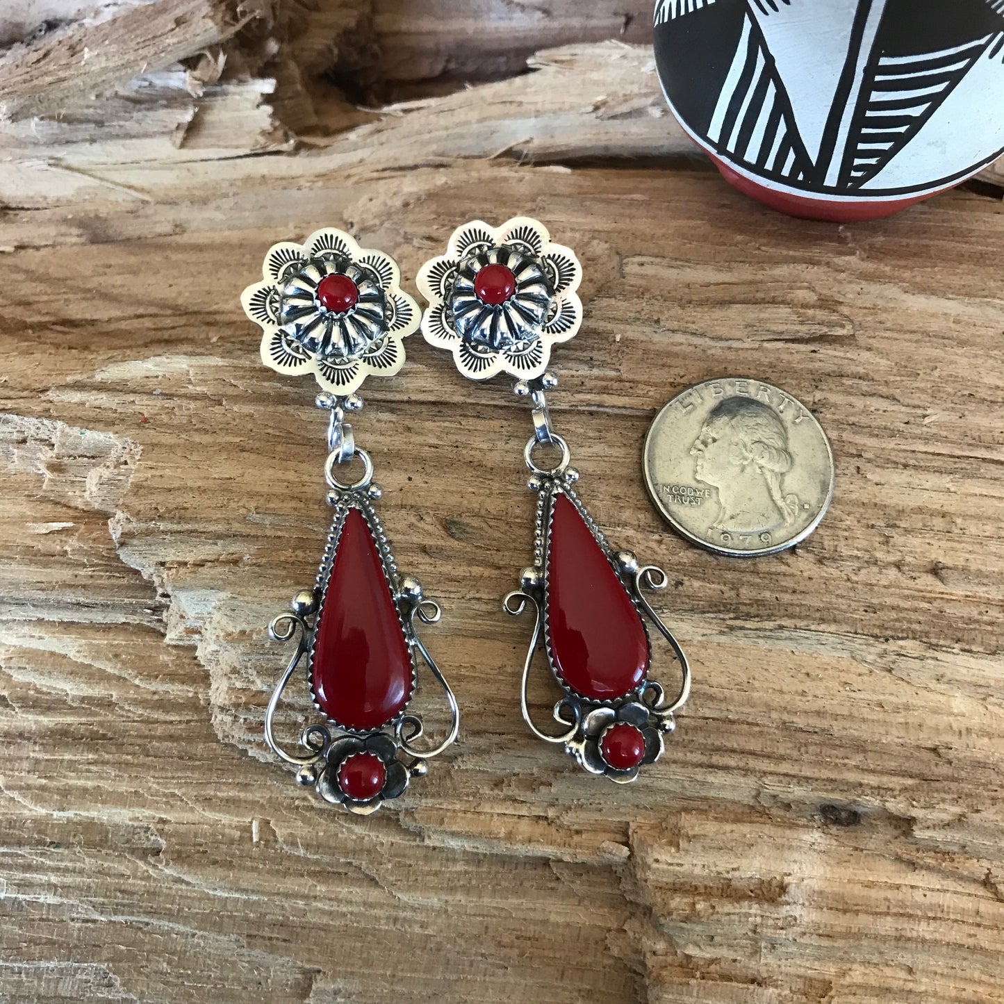 Rosarita earrings~ Sterling Silver~ Artisan Handmade~ RTS 001