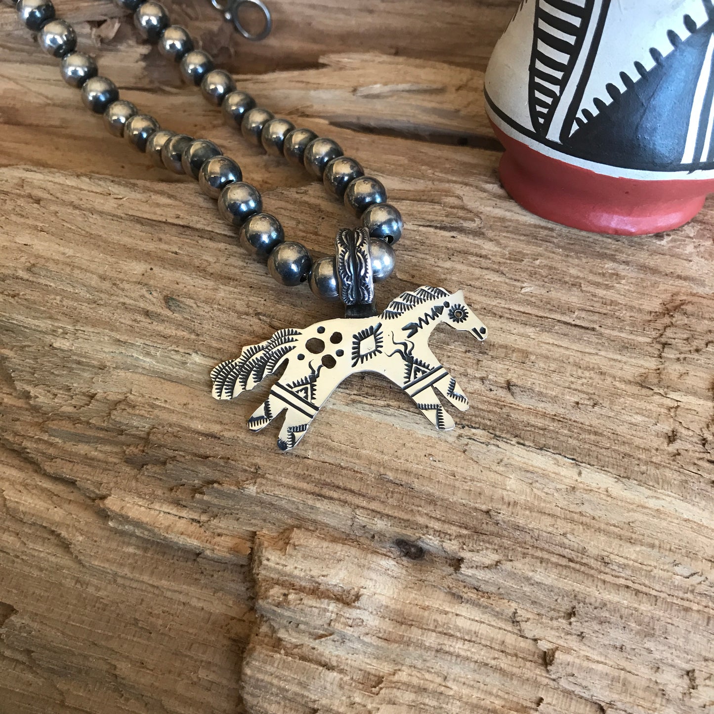 SPIRIT PONY pendant~ Sterling Silver~ Artisan Handmade~ RTS026