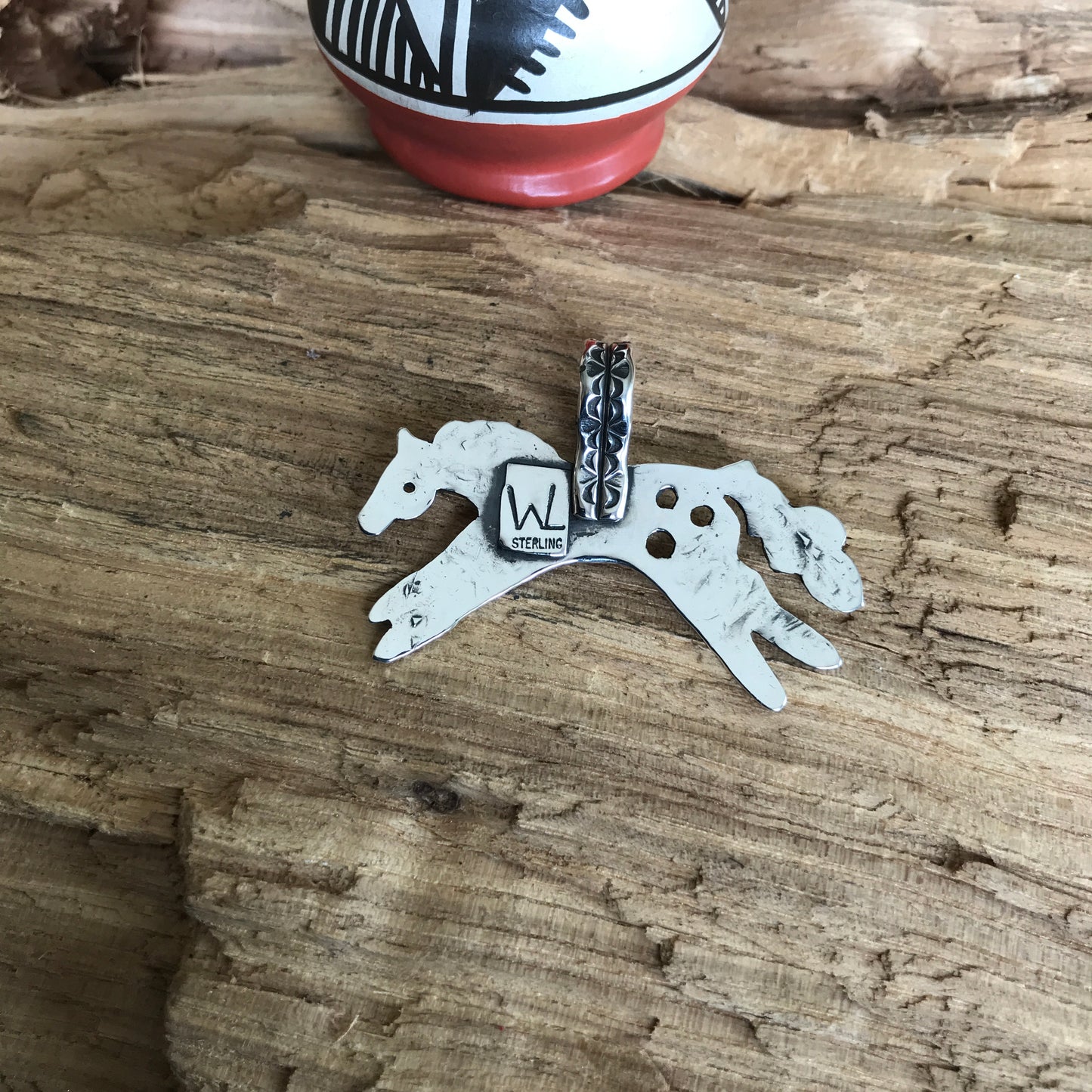 SPIRIT PONY pendant~ Sterling Silver~ Artisan Handmade