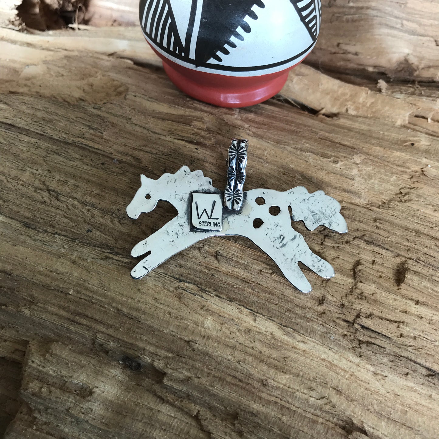 SPIRIT PONY pendant~ Sterling Silver~ Artisan Handmade