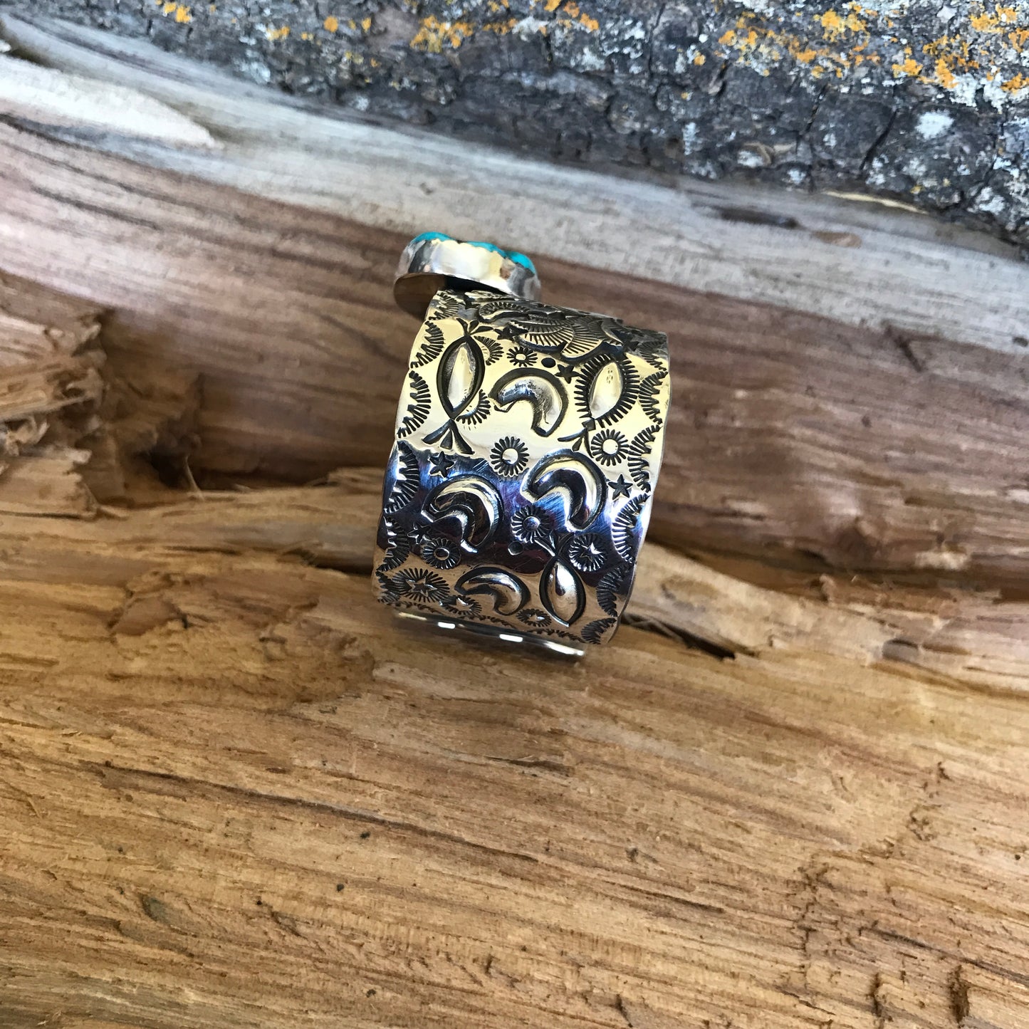 SPIRIT PONY Sleeping Beauty Turquoise Cuff Bracelet~ Sterling Silver~ Artisan Handmade