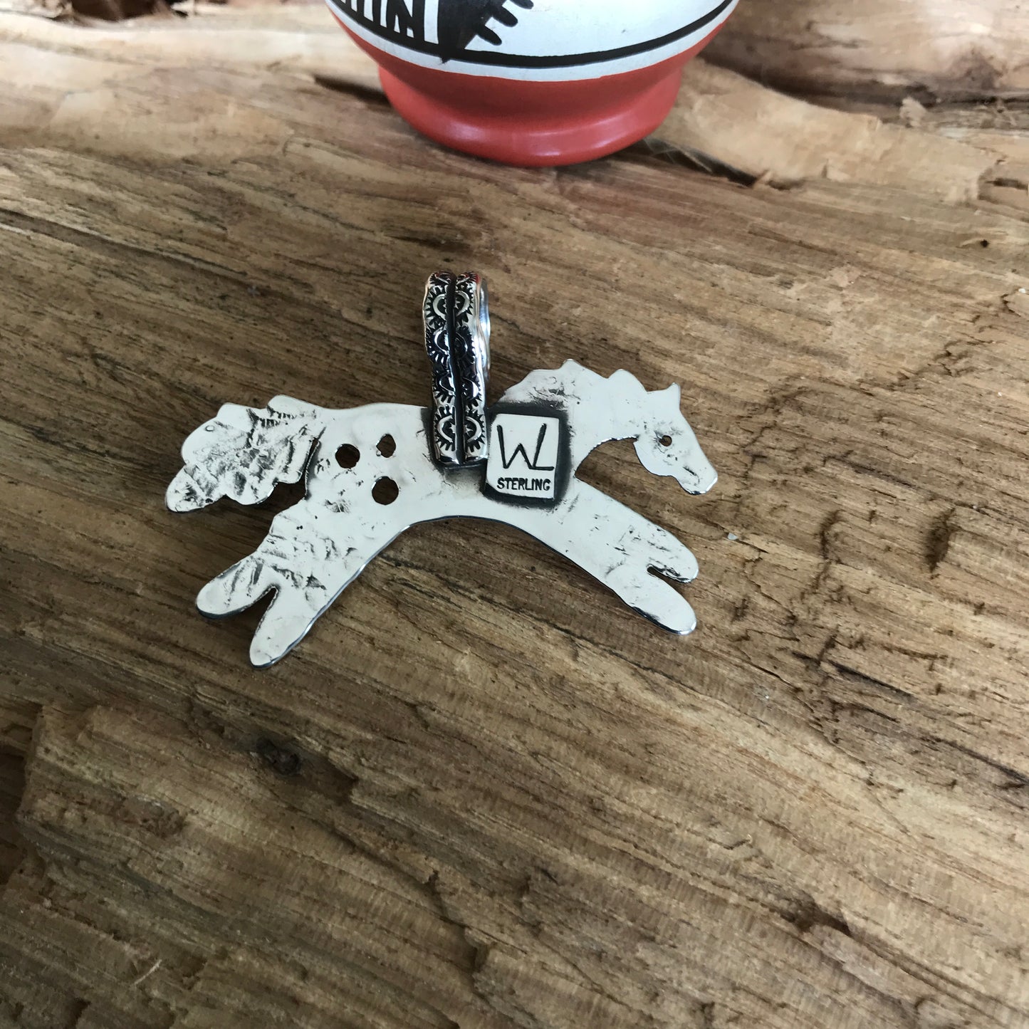 SPIRIT PONY pendant~ Sterling Silver~ Artisan Handmade
