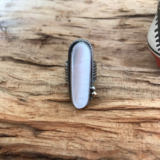 Pink Musselshell Ring Rings – Page 4 – Wild At Heart Silver