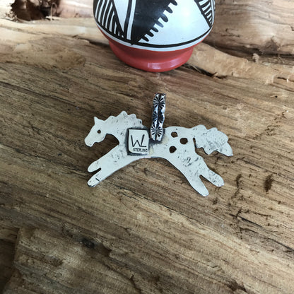 SPIRIT PONY pendant~ Sterling Silver~ Artisan Handmade