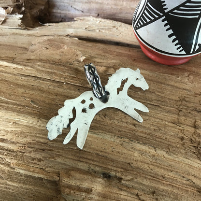 SPIRIT PONY pendant~ Sterling Silver~ Artisan Handmade